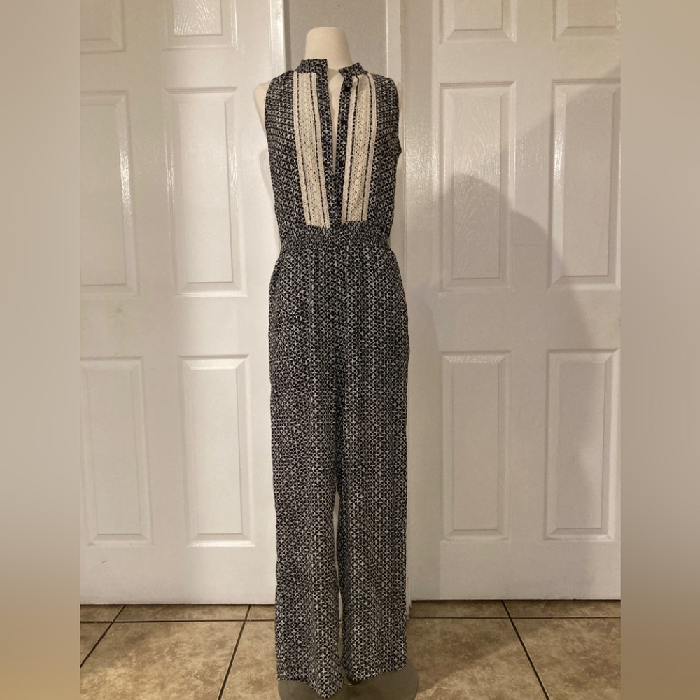 TULLE Black and White Women Jumpsuit